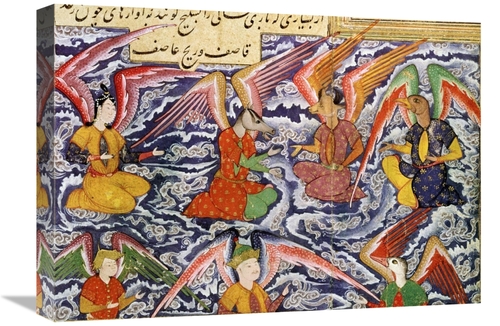 Global Gallery GCS-281104-22-142 22 in. Scene of Conversation Among th