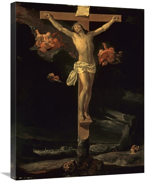 30 in. The Crucifixion Art Print - Charles Le Brun