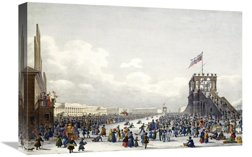 Global Gallery GCS-267684-22-142 22 in. Les Montagnes Des Glace, S