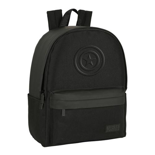 Laptop Backpack Capitán América Black (31 x 40 x 16 cm)