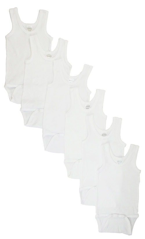 Bambini CS-106L-106L Tank Top, White - Large