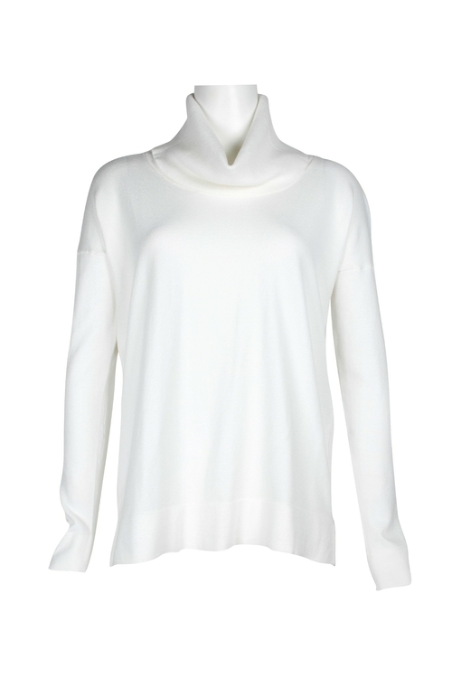 Cupio High Neck Long Sleeve Knit Top