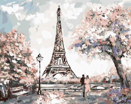 Paint by Numbers - ROMANTIC EIFFEL TOWER