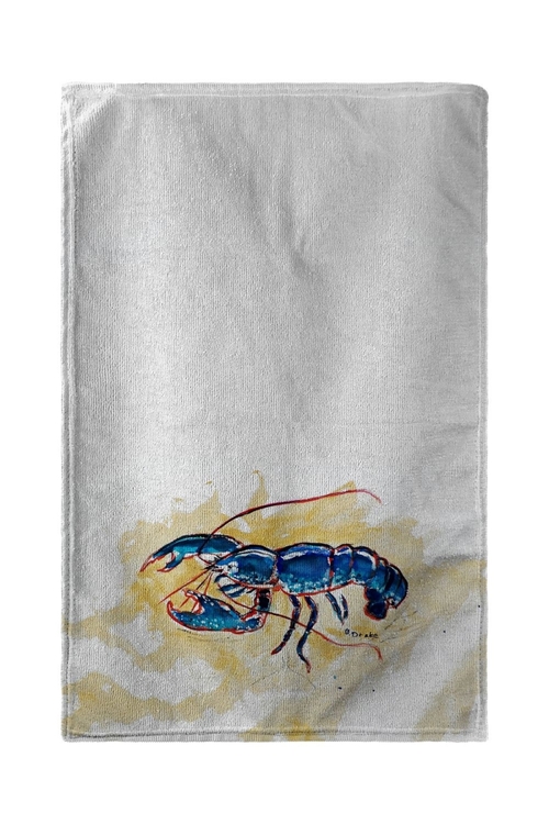 Betsy Drake BT381 30 x 50 in. Blue Lobster Beach Towel