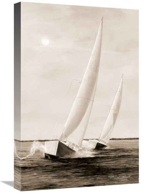 Global Gallery GCS-132841-1624-142 16 x 24 in. Blue Sails Art Print - 