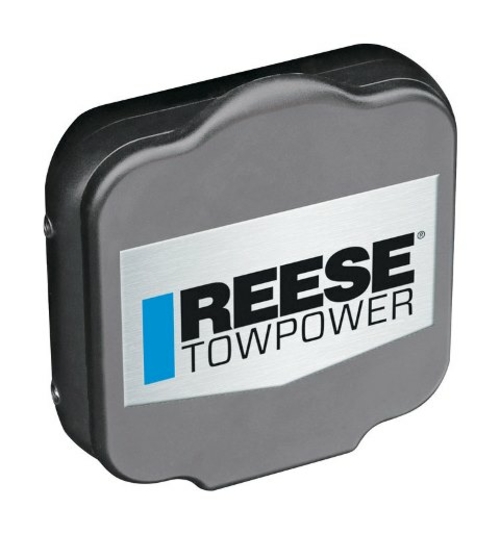 Reese 7074630 3 in. Plastic Trailer Hitch Receiver Cover, Black