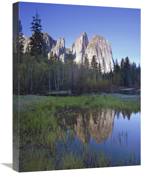 Global Gallery GCS-452151-1824-142 18 x 24 in. Cathedral Rock Reflecte