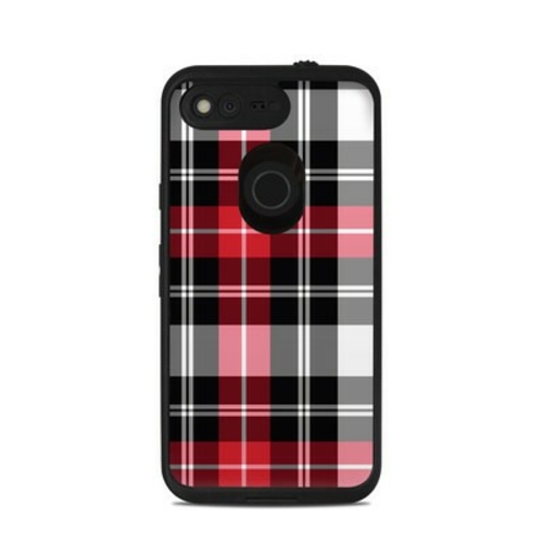 DecalGirl LFGP-PLAID-RED Lifeproof Google Pixel Fre Case Skin - Red Pl