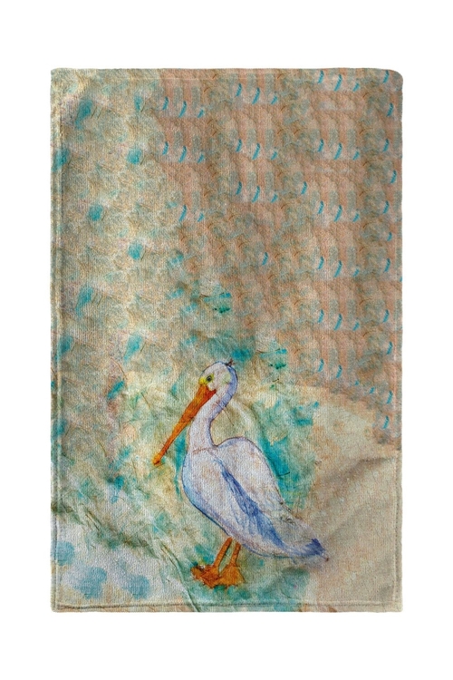 Betsy Drake BT948 Pelican on Rice Beach Towel - 30 x 50 in.