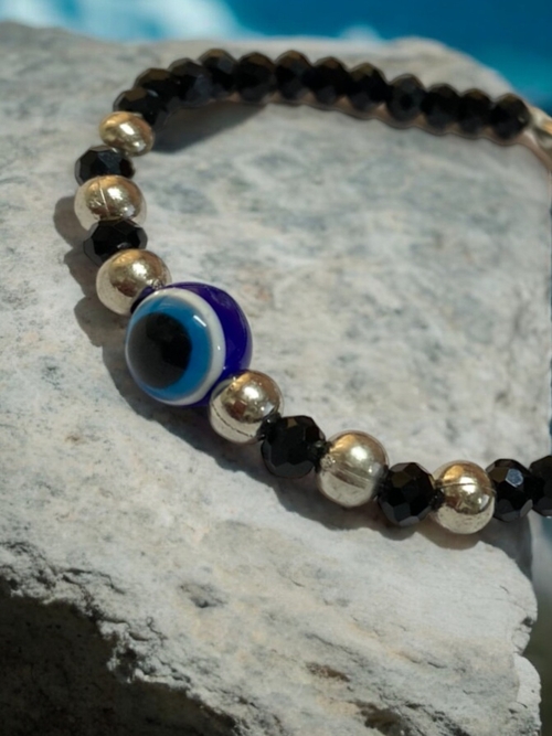 Fortune’s Shield Evil Eye Bracelet