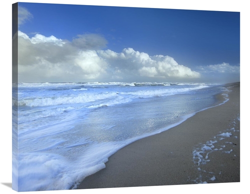 Global Gallery GCS-396542-2835-142 28 x 35 in. Storm Cloud Over Beach&