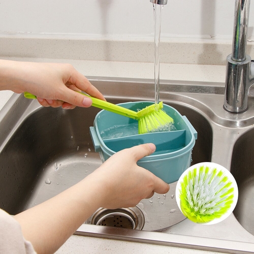 1PC Handheld Cleaning Brush Long handled Washing