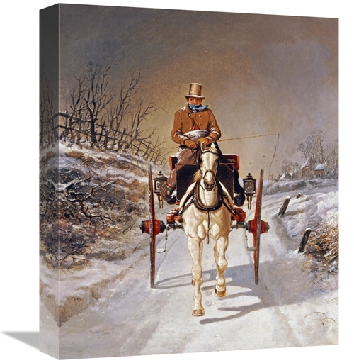 Global Gallery GCS-268092-16-142 16 in. A Winters Drive Art Print - Be