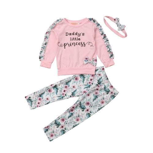 Fashion Infant Newborn Baby Girls Long Sleeve