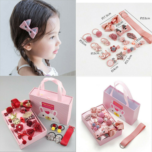 18Pcs Lovely Princess Hairpin Baby Girl Flowers