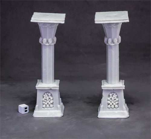 Reaper Miniatures REM77638 Bones Dark Heaven - Graveyard Column W3 X2