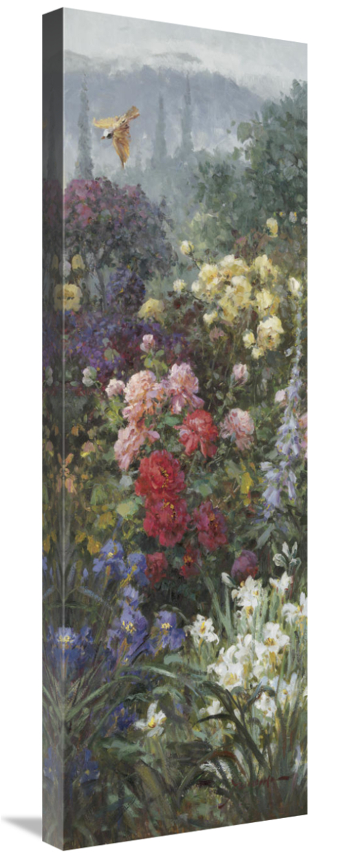 Global Gallery GCS-125297-1236-142 12 x 36 in. Rachels Garden I Art Pr