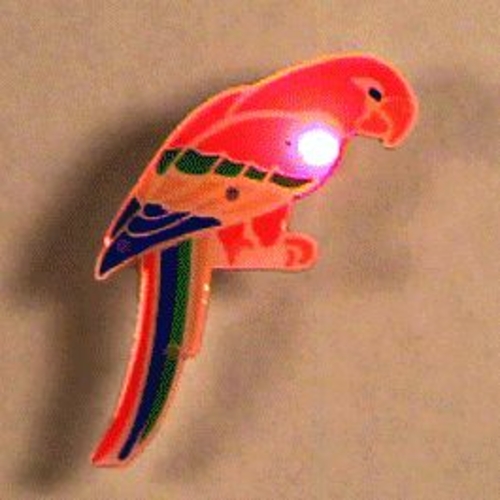 Blinkee 3400000 Parrot Flashing Body Light Lapel Pins