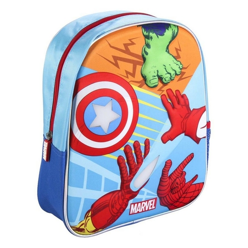 3D Child bag The Avengers Blue (25 x 31 x 10 cm)