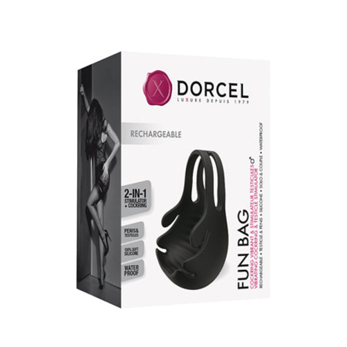 Dorcel Fun Bag Rechargeable Silicone Vibrating Cockring & Testicle