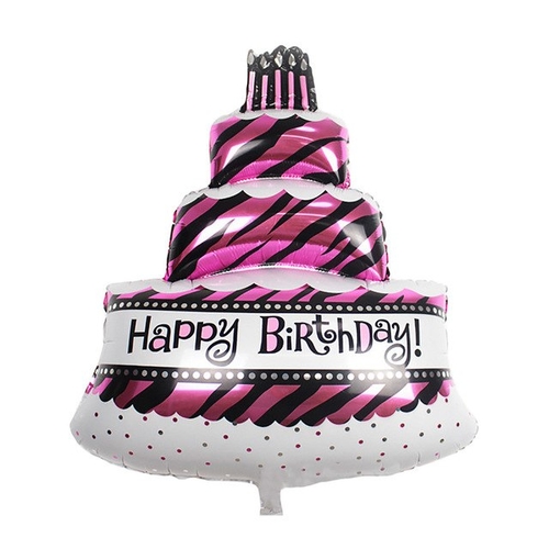 Happy Birthday Party Decoration Lovely Cake Shaped