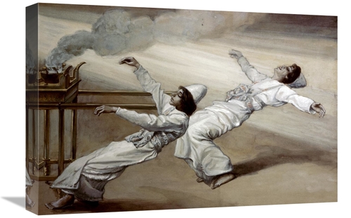 Global Gallery GCS-280545-22-142 22 in. Two Priests Are Destroyed Art 