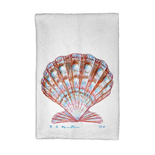Betsy Drake KT112 Scallop Shell Kitchen Towel