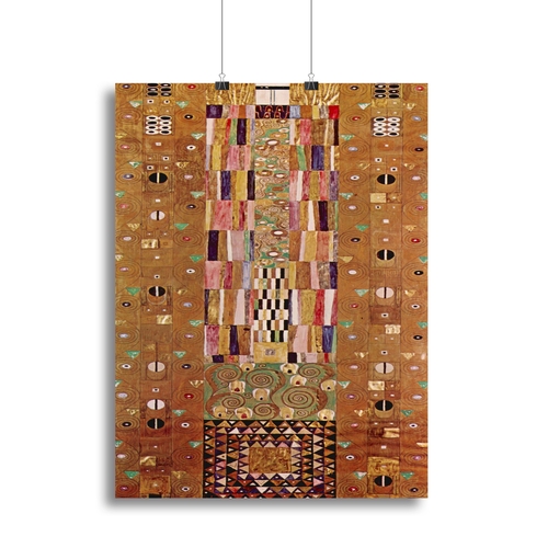 Frieze by Klimt Canvas Print or Poster