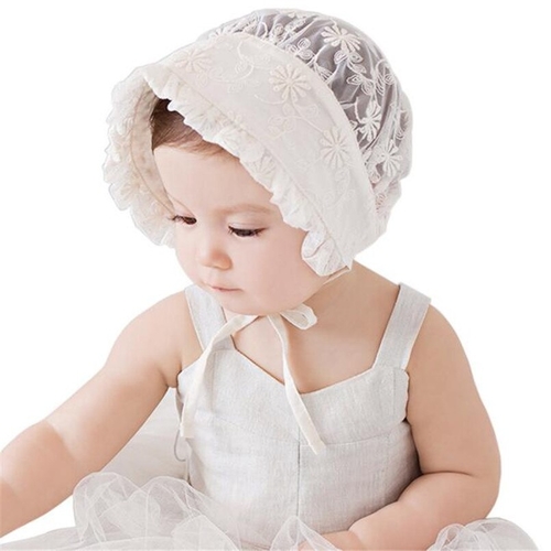 Infant Newborn Baby Girls Hat Kids Cotton Lace