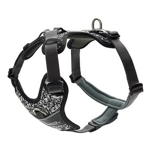 Dog Harness Hunter Divo Reflective Black/Grey Size S/M (52-68 cm)