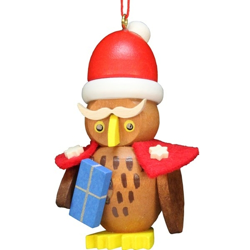 ULBR 10-0606 Christian Ulbricht Ornament - Owl Santa