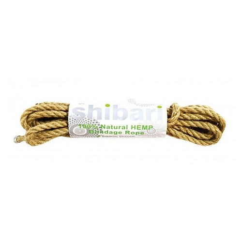 Shibari Rope 100 Percent Natural Hemp Brown