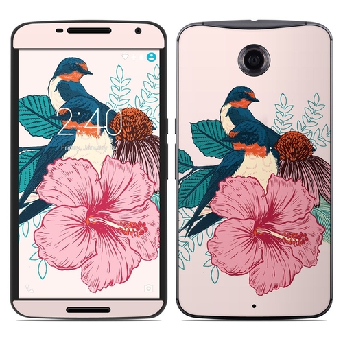 DecalGirl GNX6-BARNSWALLOWS Google Nexus 6 Skin - Barn Swallows