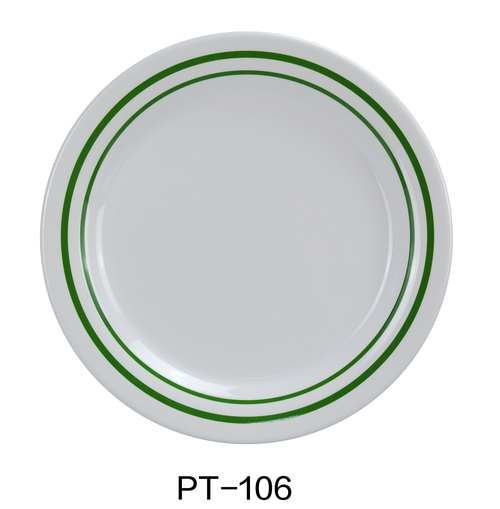 Yanco PT-106 Pine Tree Round Bread Plate