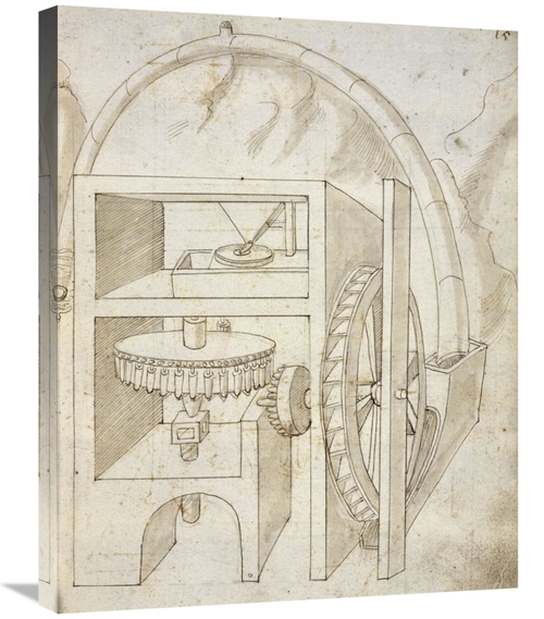 Global Gallery GCS-455008-2228-142 22 x 28 in. Folio 15 - Mill Art Pri
