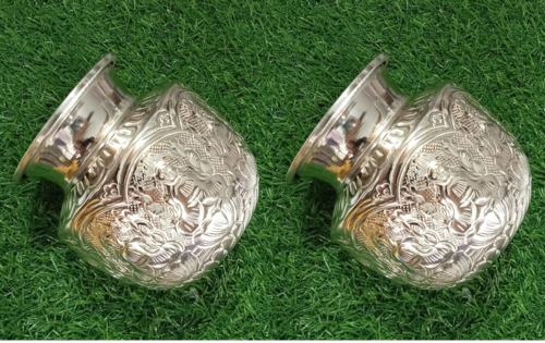 Silver Naksh Astalakshmi Chombu PACK OF 2 SILVER