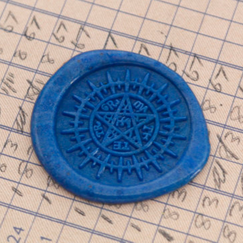 Ancient Star Compass Seal of Contract Metal Stamp / Wedding Wax