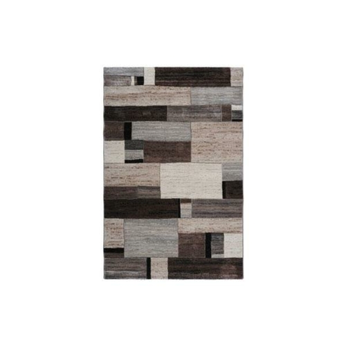 Eclipse Argentum Blocks Modern Rug