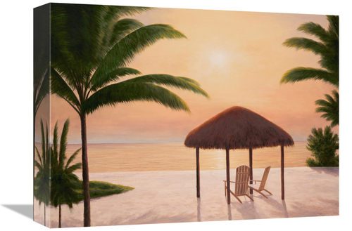 Global Gallery GCS-136848-1216-142 12 x 16 in. Beach Tiki Art Print - 