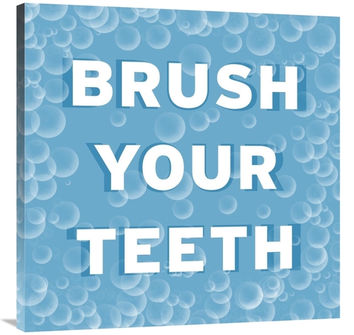 Global Gallery GCS-453842-3636-142 36 x 36 in. Bathroom Signs - Bubble