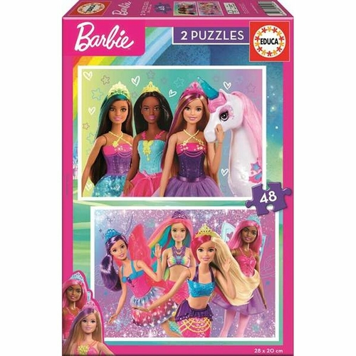 Puzzle Barbie 48 Pieces 2 Units