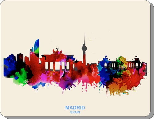 City of Madrid Spain Mouse Pad