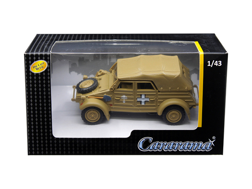 Volkswagen Kubelwagen Soft Top K Type 82 Tan 1/43 Diecast Model Car by