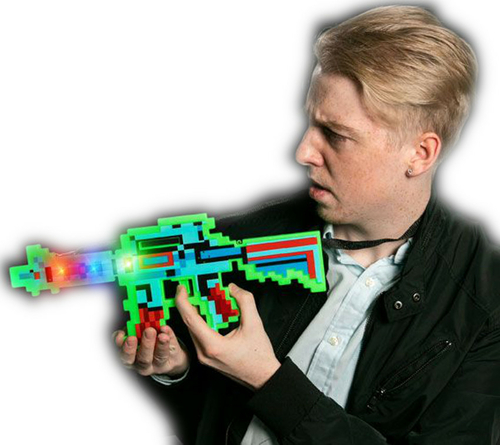 Blinkee LUPAR-AK47 Light Up Pixel Assault Riffle