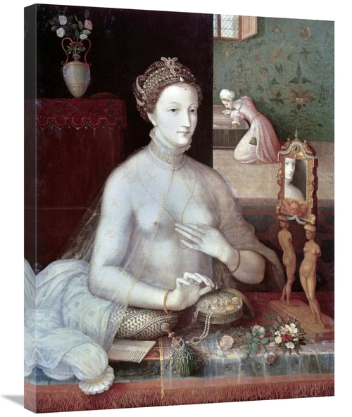 Global Gallery GCS-281050-30-142 30 in. Portrait of a Woman Art Print 