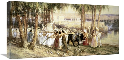Global Gallery GCS-276871-30-142 30 in. Egyptian Procession Art Print 
