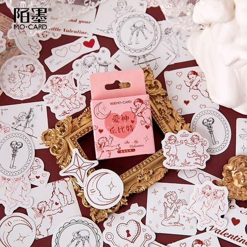 46PCS/ PACK Cupid Love Star Moon Sticker
