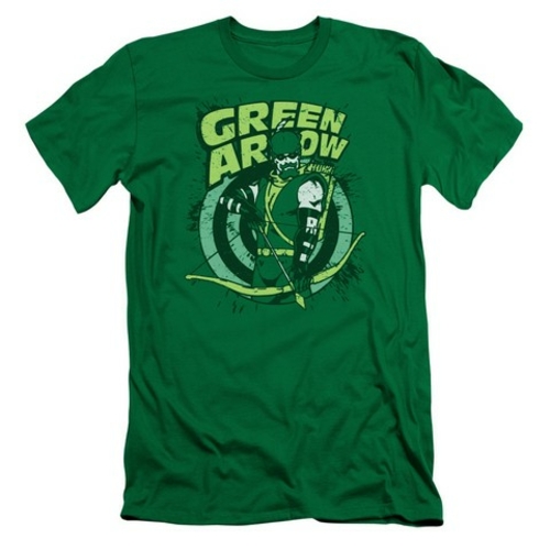 Trevco Dc-On Target - Short Sleeve Adult 30-1 Tee - Kelly Green, L