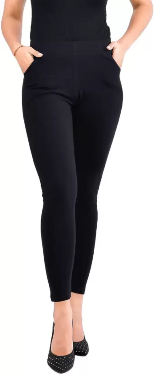 Ankle Length Ethnic Wear Legging  (Black, Solid)