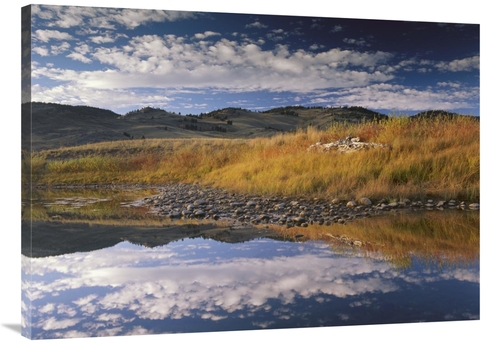 Global Gallery GCS-396716-3040-142 30 x 40 in. Absaroka Range & Slough